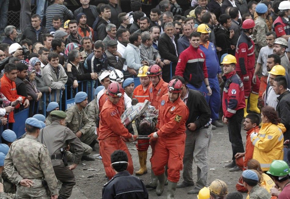 Rescue Operations at Turkish Coal Mine Accident
