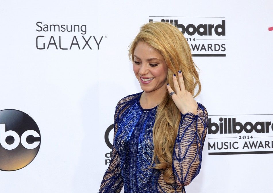 Singer Shakira arrives at the 2014 Billboard Music Awards in Las Vegas, Nevada May 18, 2014.   REUTERSL.E. Baskow 