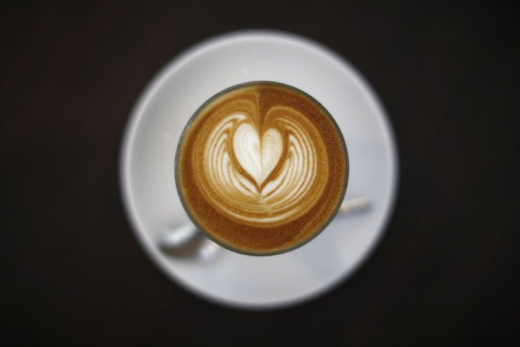 A cup of latte is pictured at a cafe in Sydney May 12, 2014. The Australian Bureau of Meteorology (BOM) has said the chances this year of the much-feared El Nino phenomenon that can wreak havoc on global crops stands at 70 percent. El Nino, a warming of s