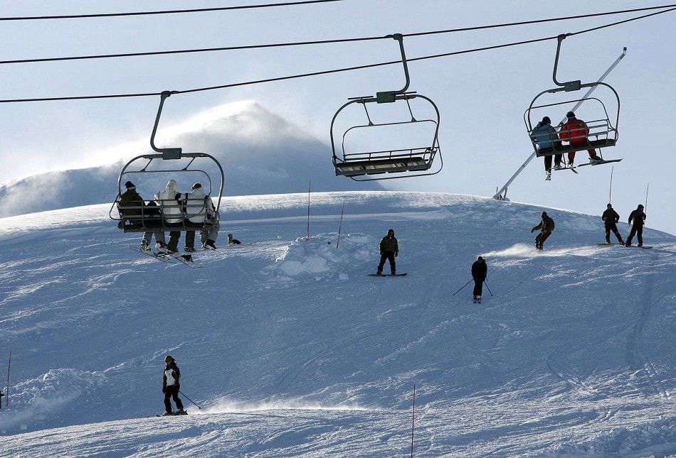 People spend their day at the quotValle Nevadoquot ski center, east of Santiago, in the Los Andes mountain range, June 16, 2007. 