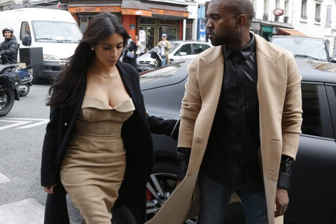 Kim Kardashian and rapper Kanye West