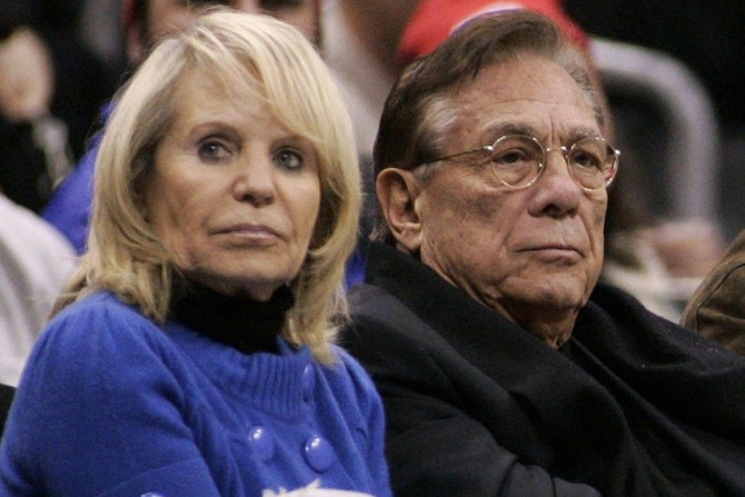 File of Los Angeles Clippers owner Donald Sterling, his wife Shelly attending the NBA basketball game in Los Angeles
