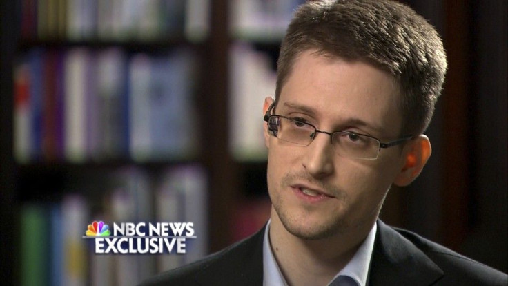 Former U.S. defense contractor Edward Snowden is seen during an interview with &quot;NBC Nightly News&quot; in Moscow