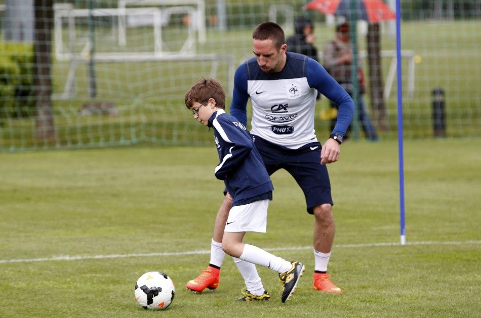 Frances national soccer team forward Franck Ribery