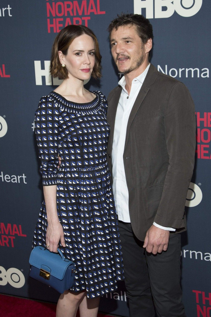 Actors Sarah Paulson and Pedro Pascal attend the premiere of &quot;The Normal Heart&quot; in New York May 12, 2014.