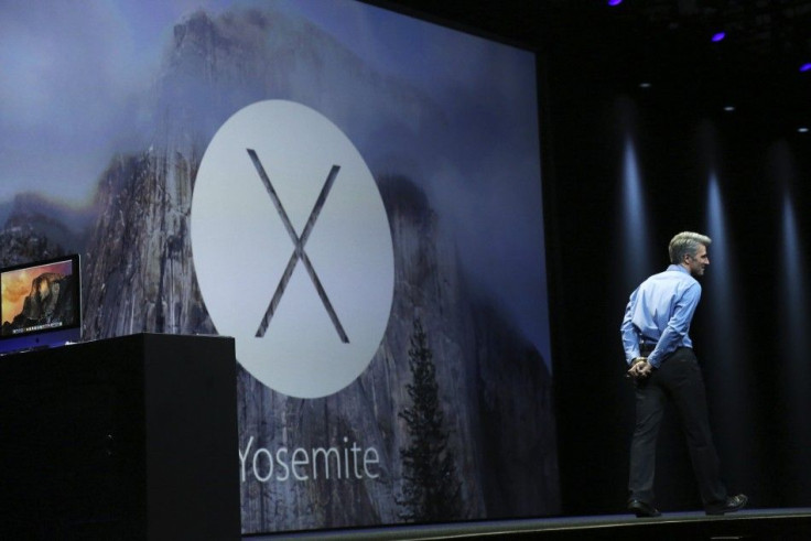 Apple Vice President of Software Engineering Craig Federighi Introduces Apple's IOS X Yosemite operating system at the World Wide developers conference in San Francisco