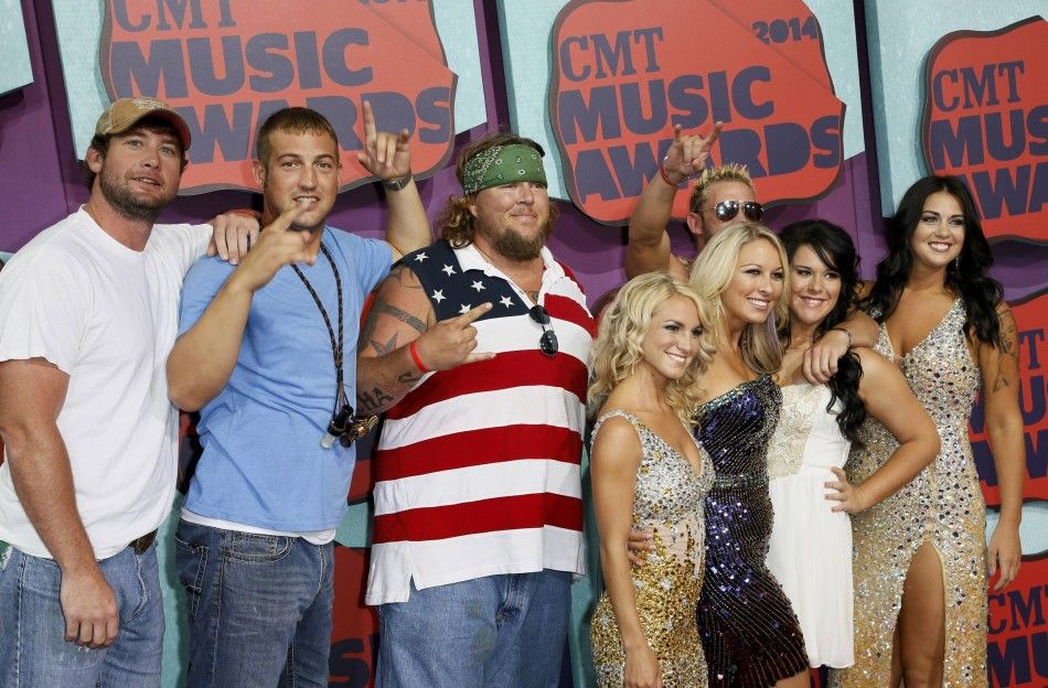 The cast of the television series quotParty Down Southquot arrives at the 2014 CMT Music Awards in Nashville