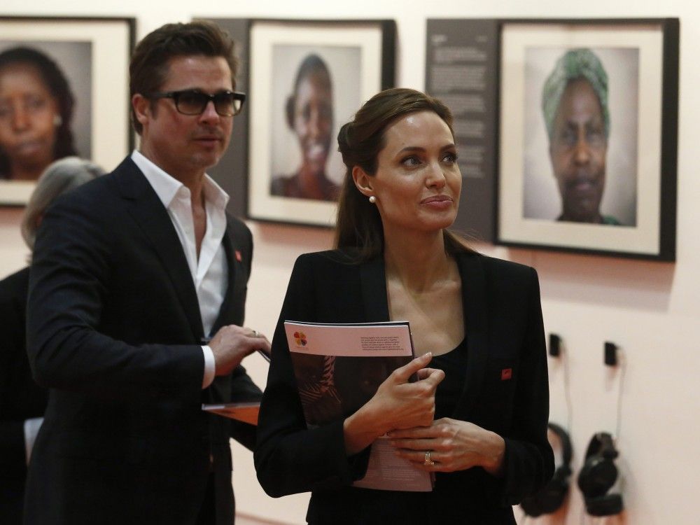 Angelina Jolie and Brad Pitt