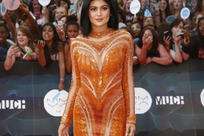 Kylie Jenner arrives on the red carpet to host the MuchMusic Video Awards (MMVA) in Toronto