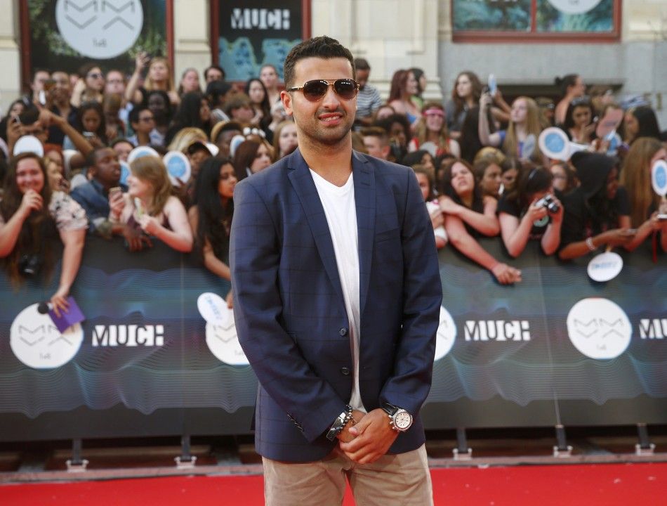 Toronto Maple Leafs player Nazem Kadri arrives on the red carpet at the MuchMusic Video Awards MMVA in Toronto
