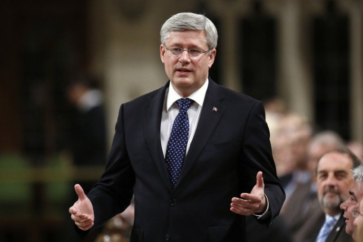 Canada's Prime Minister Stephen Harper 