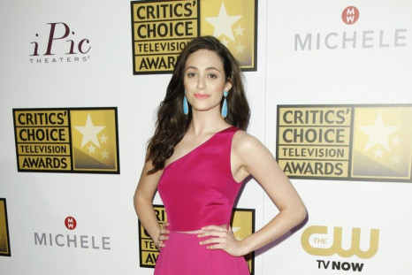 Actress Emmy Rossum Poses at the 4th Annual Critics' Choice Television Awards in Beverly Hills
