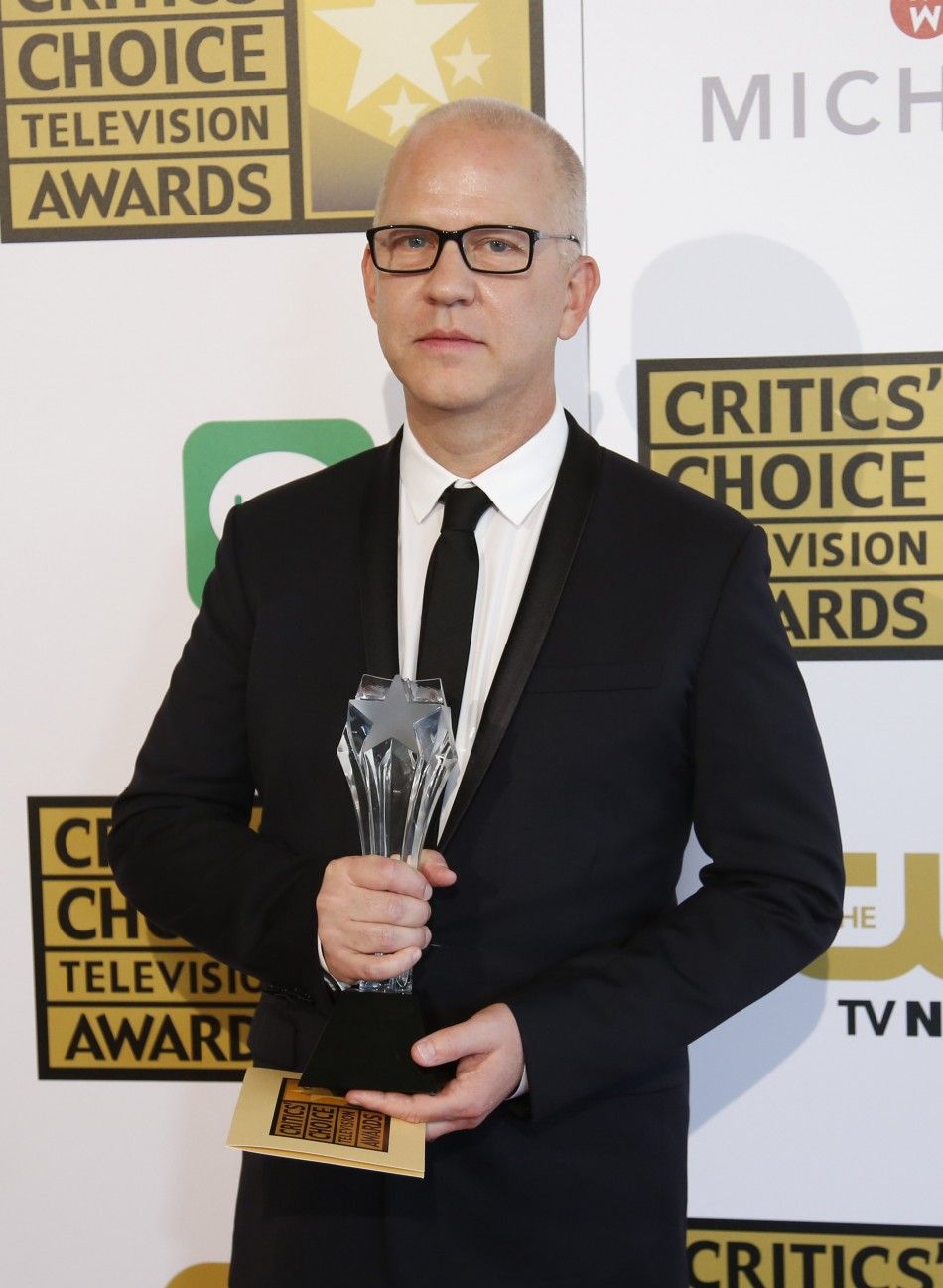 Director Ryan Murphy, who was also the receipient to the Critics Choice LOUIS XIII Genius Award, poses with the Best Movie award for quotThe Normal Heartquot at the 4th annual Critics Choice Television Awards in Beverly Hills, California June 19, 20