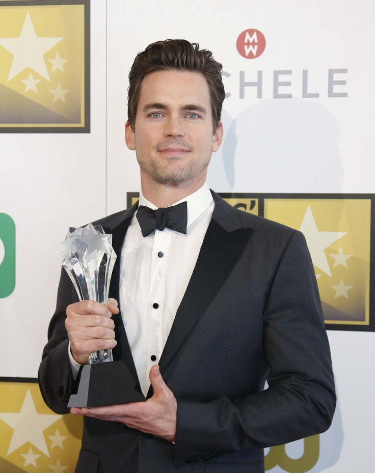 Actor Matt Bomer poses with his Best Supporting Actor in a Movie or Mini-Series award for &quot;The Normal Heart&quot;, at the 4th annual Critics' Choice Television Awards in Beverly Hills, California June 19, 2014. REUTERS/Danny Moloshok 