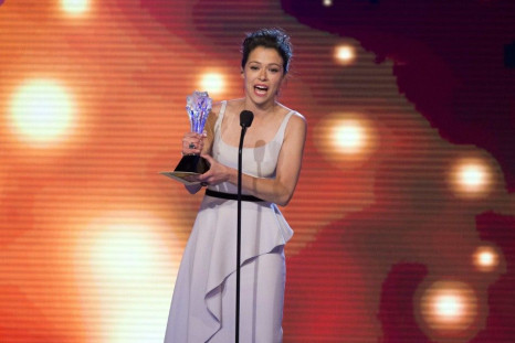 Actress Tatiana Maslany accepts the award for Best Actress in a Drama Series for &quot;Orphan Black&quot; at the 4th Annual Critics' Choice Television Awards at the Beverly Hilton in Beverly Hills, California June 19, 2014. REUTERS/Mario Anzuoni 