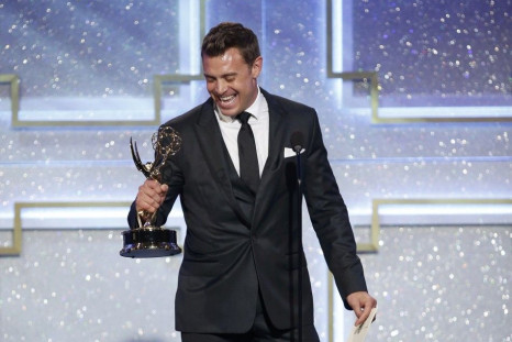 Billy Miller Accepts the Award for Outstanding Lead Actor in a Drama Series for His Role on 'The Young and the Restless' During the 41st Annual Daytime Emmy Awards in Beverly Hills