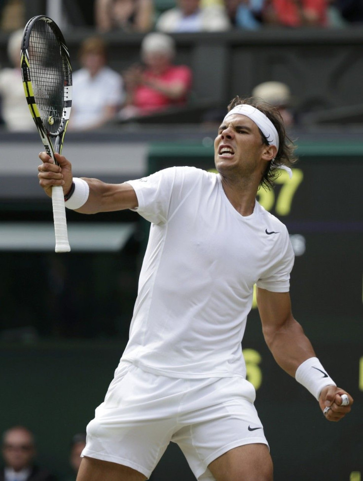 Rafael Nadal triumphs over Lukas Nosol