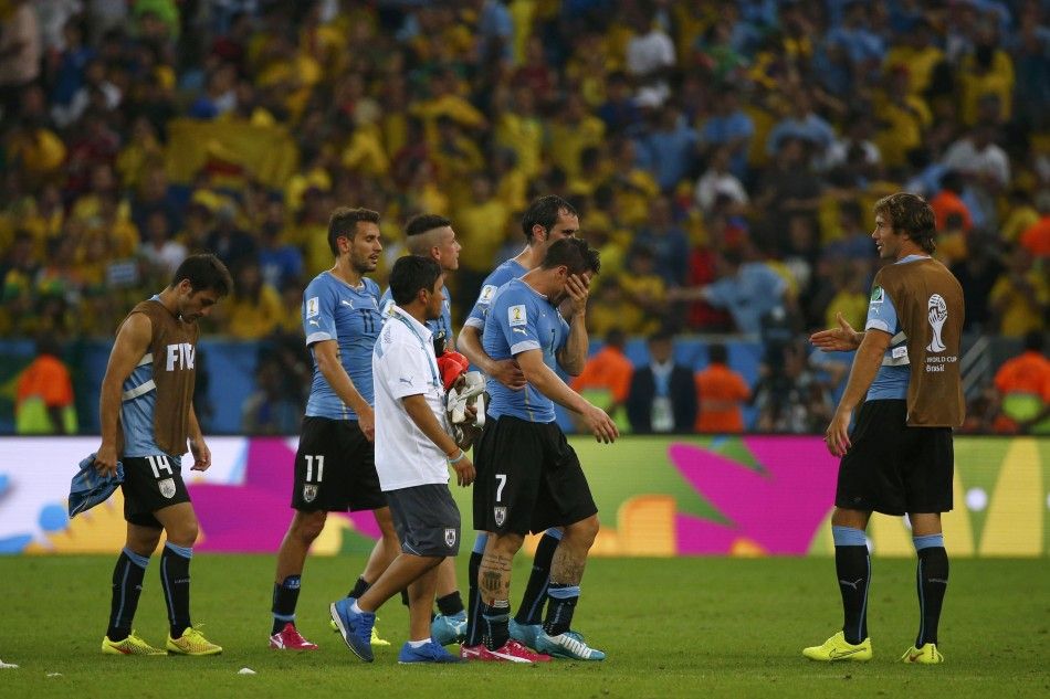 Uruguay players 