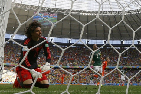 Mexico's goalkeeper Guillermo Ochoa 