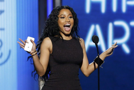 Nicki Minaj Accepts the Award for Best Female Hip Hop Artist During the 2014 BET Awards in Los Angeles