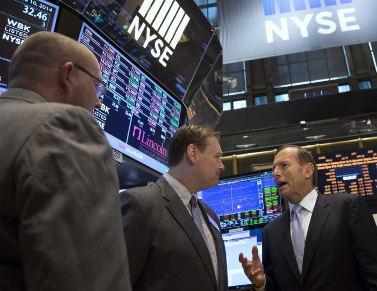 PM Tony Abbott at NYSE