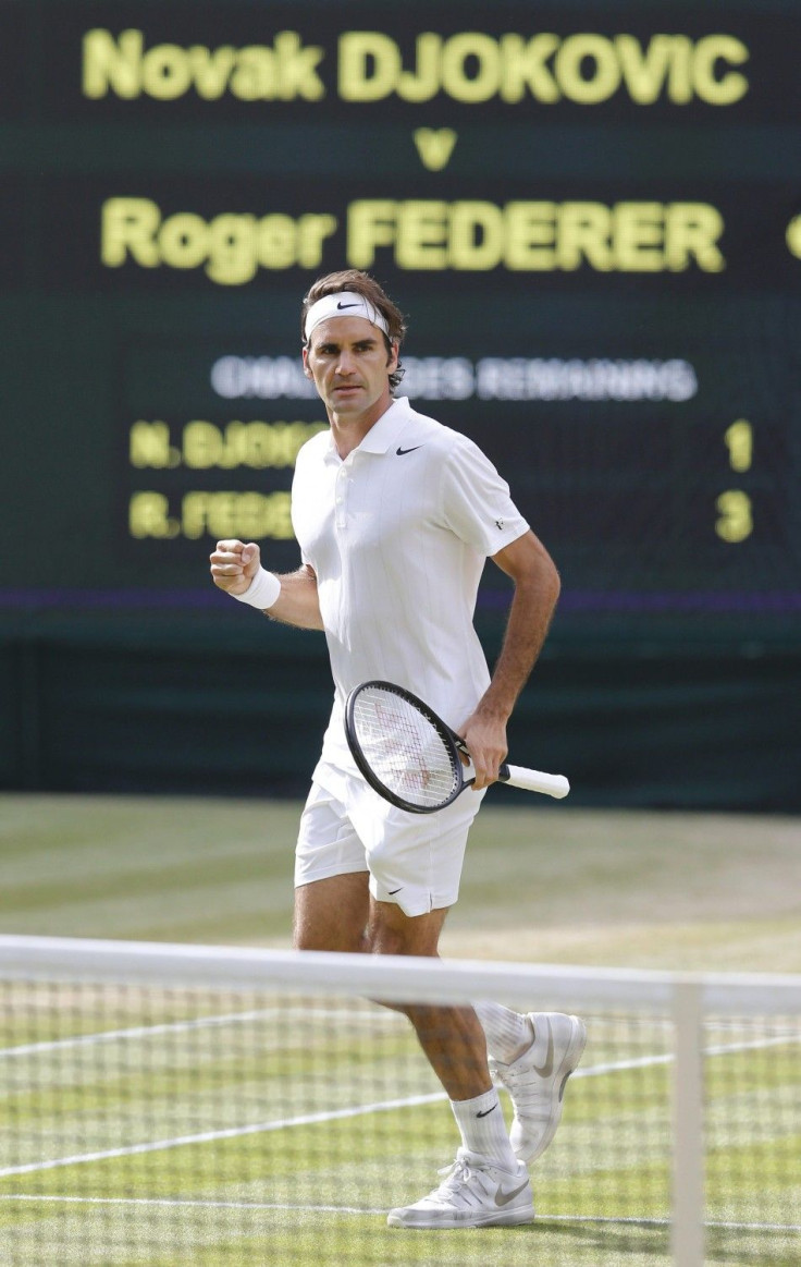 Roger Federer of Switzerland