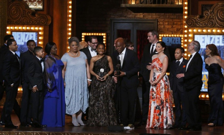 The cast and crew of &quot;A Raisin in the Sun&quot; accept the Award for Best Revival of a Play during the American Theatre Wing&#039;s 68th annual Tony Awards at Radio City Music Hall in New York, June 8, 2014.