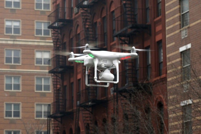 A Camera Drone Flown By Brian Wilson Flies Near The Scene Where Two Buildings Were Destroyed In An Explosion, In The East Harlem Section In New York City