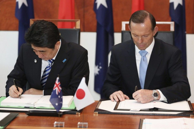 Signing of Australia-Japan FTA