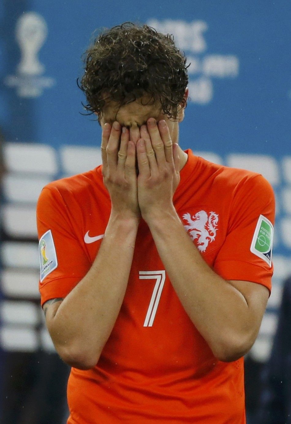 Daryl Janmaat of the Netherlands