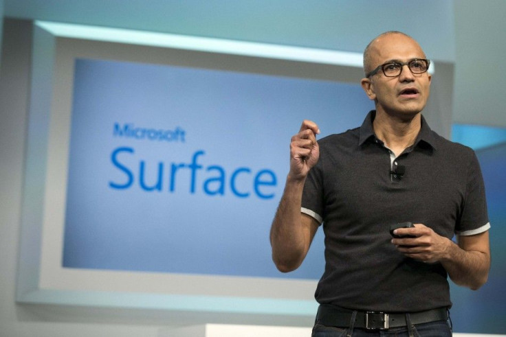 Satya Nadella, Microsoft Corp chief executive, attends the unveil event of the new Microsoft Surface Pro 3 in New York
