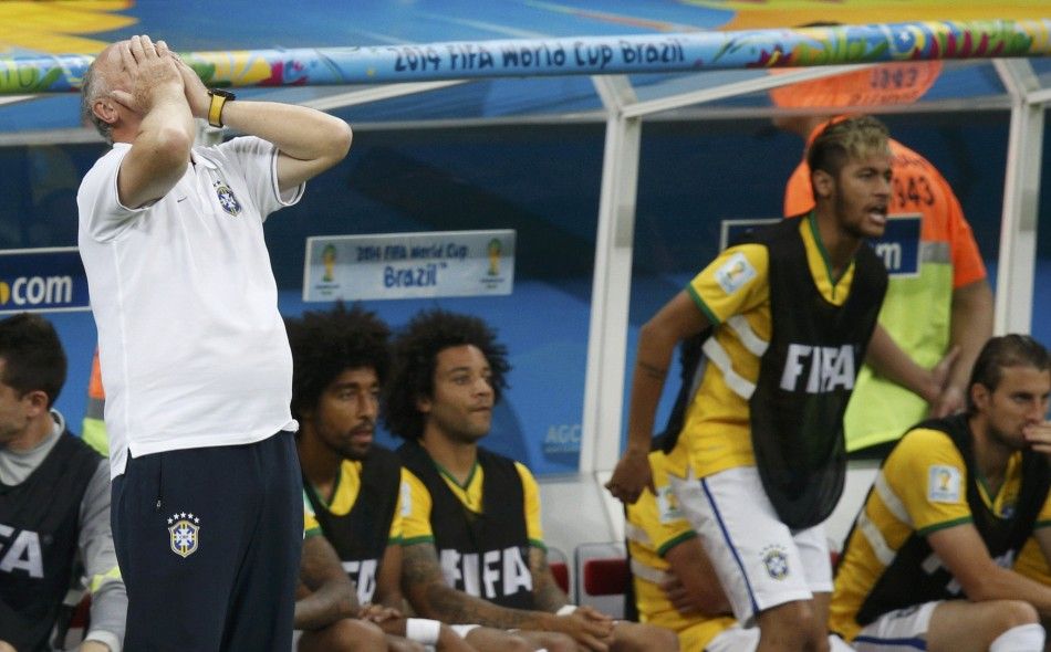 Brazils coach Luiz Felipe Scolari