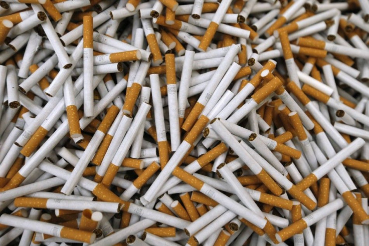 File photo of cigarettes are seen during manufacturing process in BAT Cigarette Factory in Bayreuth