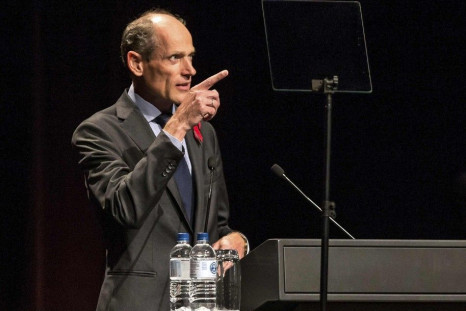 Grijns, Dutch Ambassador for Sexual and Reproductive Health and Rights and HIV/AIDS, speaks to delegates at 20th International AIDS Conference in Melbourne