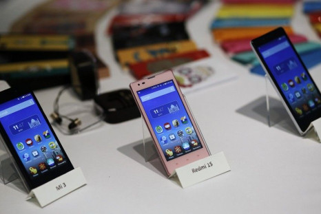 Three Models Of China's Xiaomi Mi Phones Are Pictured During Their Launch