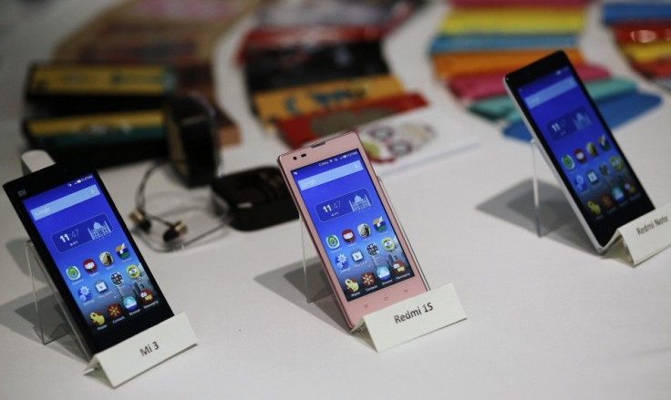 Three Models Of China's Xiaomi Mi Phones Are Pictured During Their Launch