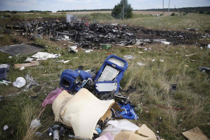 Malaysian Airlines Flight 17 plane parts