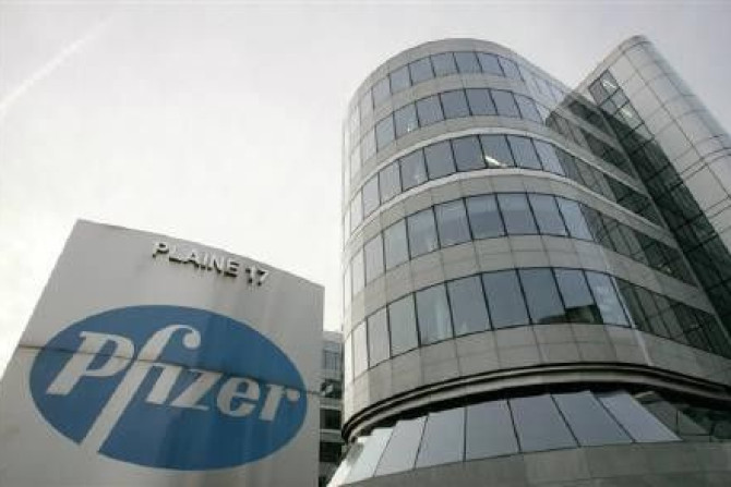 A view of the Belgian headquarters of U.S. pharmaceutical giant Pfizer, in Brussels in this January 23, 2007 file photo. 