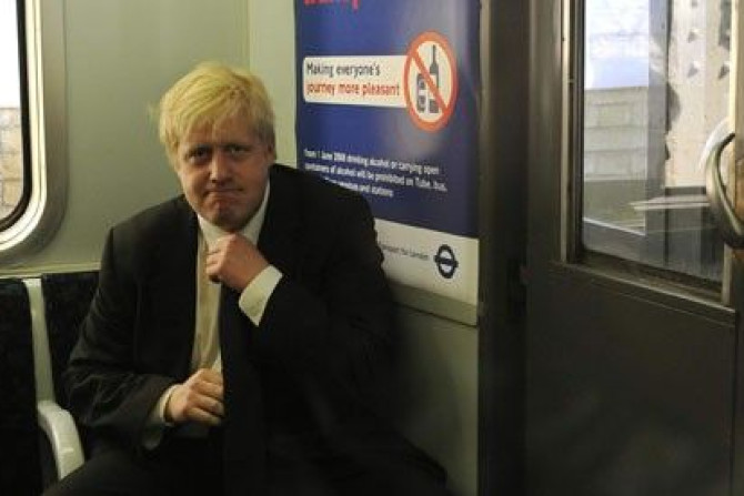 Boris Johnson is willingly photographed on the tube … 'You do not, legally, have to get permission from those you photograph in the street, on the train or sitting on a bus.'