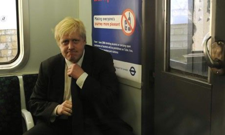 Boris Johnson is willingly photographed on the tube … 'You do not, legally, have to get permission from those you photograph in the street, on the train or sitting on a bus.'