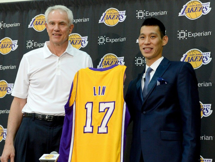 NBA: Los Angeles Lakers-Jeremy Lin Press Conference