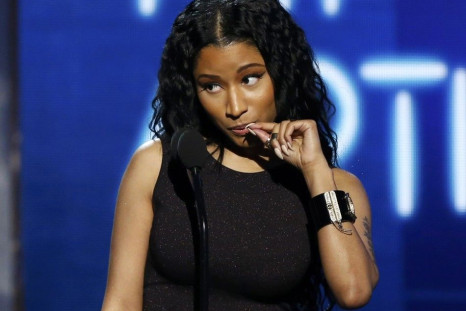 Nicki Minaj Accepts the Award for Best Female Hip Hop Artist During the 2014 BET Awards