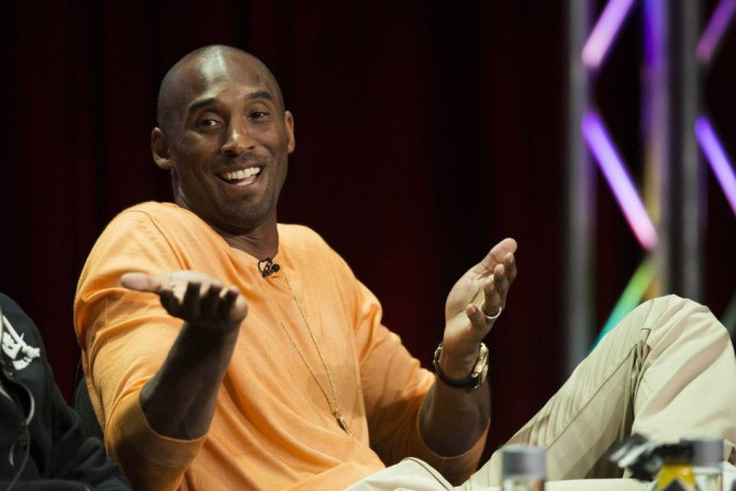 Kobe Bryant of NBA&#039;s Los Angeles Lakers speaks at a panel for the Showtime television documentary &quot;Kobe Bryant&#039;s Muse&quot; during the Television Critics Association Cable Summer Press Tour in Beverly Hills, California July 18, 2014.