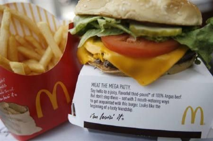 McDonald's product is pictured in a restaurant in Washington, July 23, 2010.
