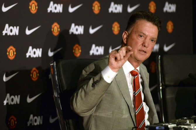 New Manchester United manager Louis Van Gaal speaks to the media during a news conference at the club&#039;s Old Trafford Stadium in Manchester, northern England, July 17, 2014.