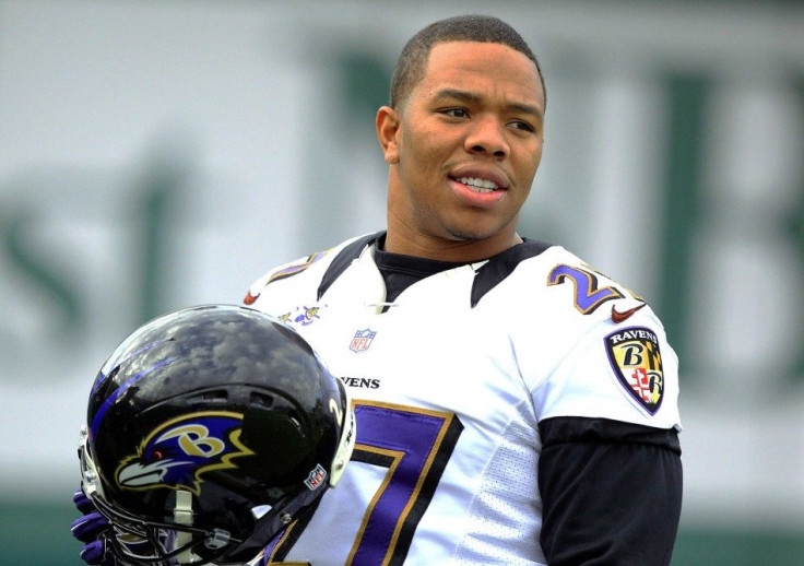 Baltimore Ravens Running Back Ray Rice.