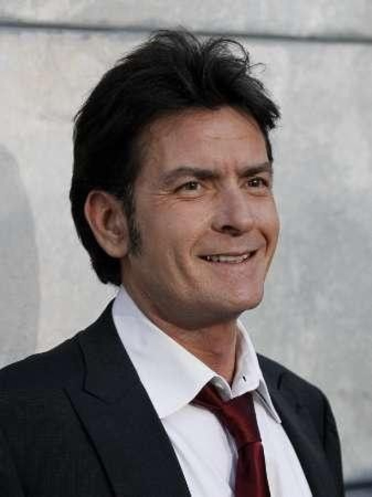 Actor Charlie Sheen poses as he arrives for the taping of the television show &quot;The Comedy Central's Roast of Charlie Sheen&quot;