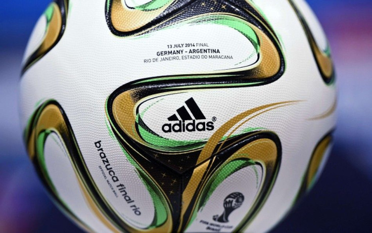 File Photo of Replica of an Adidas Brazuca Soccer Ball