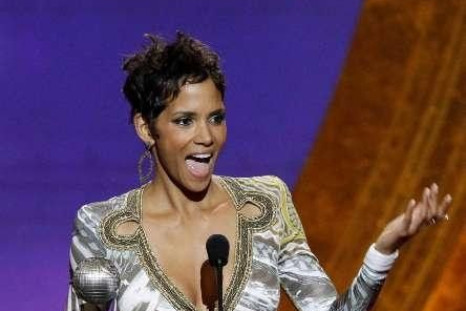 Actress Halle Berry accepts the award for Outstanding Actress