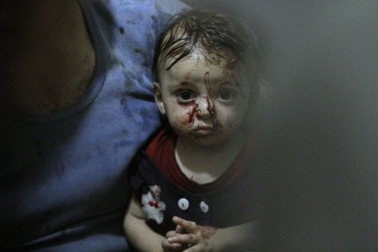 Syrian child victim